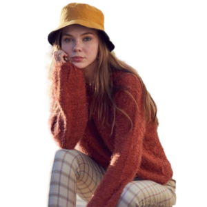 5/$20!!  Woven Heart fuzzy sweater